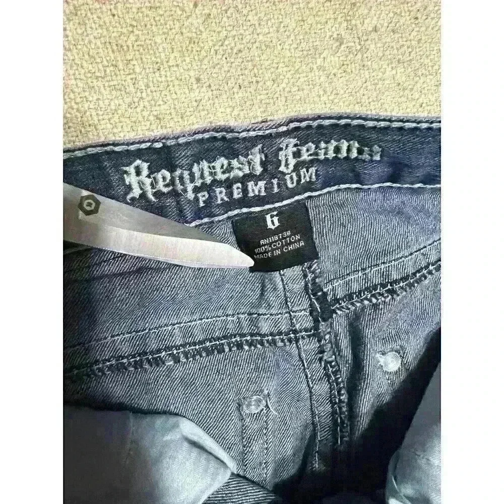 Boys Request Jeans Premium, Size 6, Straight Leg A0003